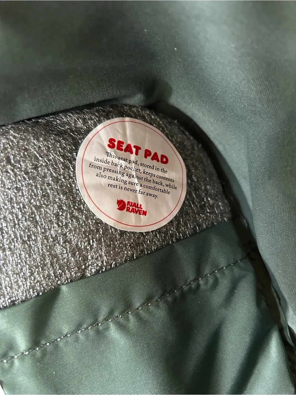 Fjallraven Kanken Classic Backpack in Olive with Red Logo